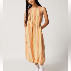 BDG Multicolor Striped Midi Dress
